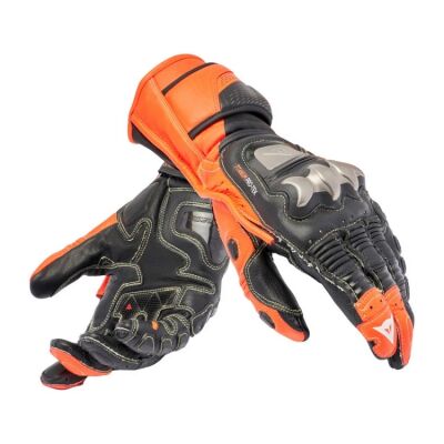 Dainese FULL METAL 7 profi závodní rukavice fluo-červené/černé vel.3XL